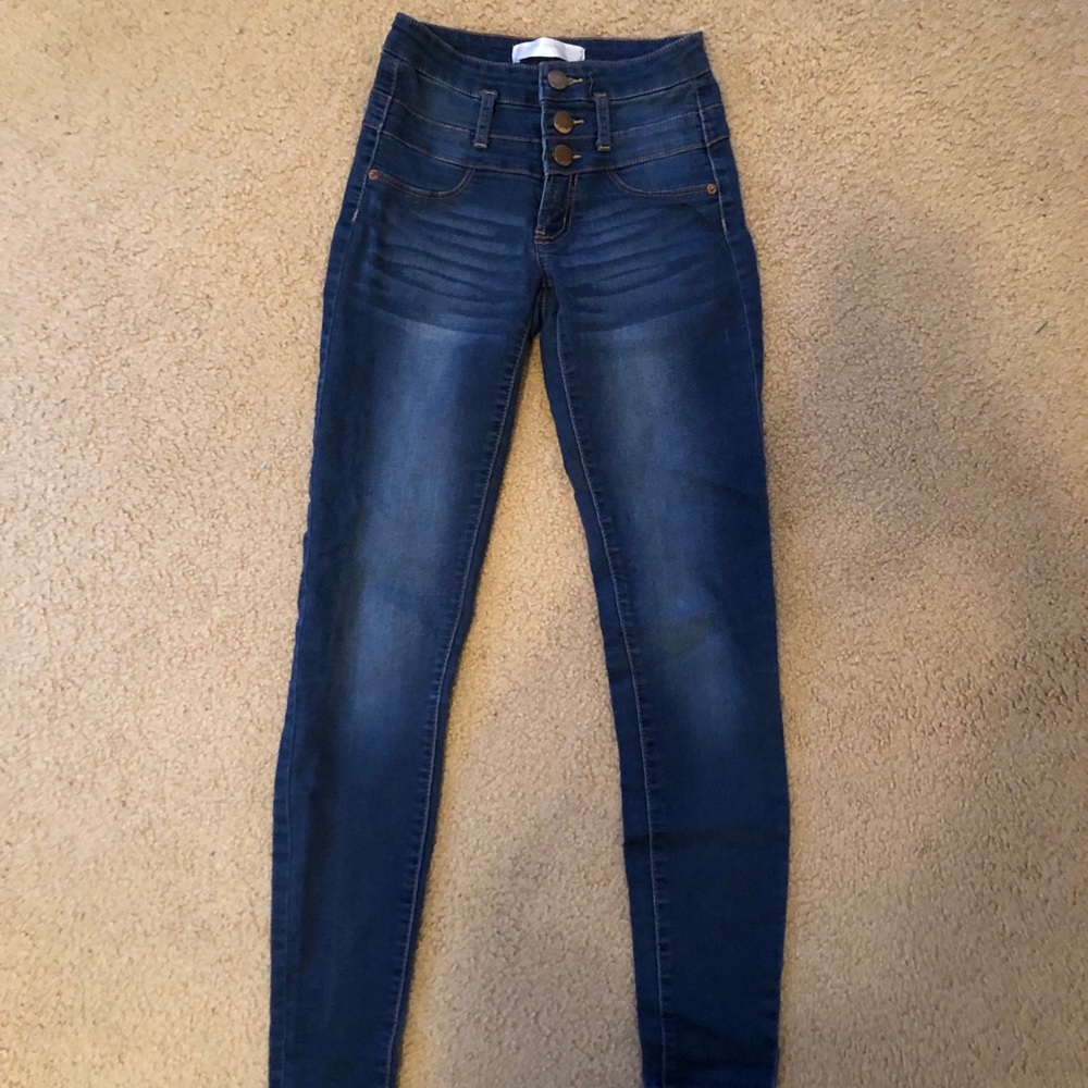 Awesome stretchy high waisted jeans.